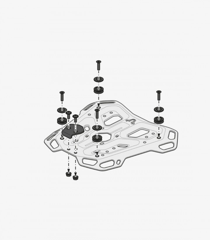 Portaequipajes SW-MOTECH Adventure-Rack para BMW R 1250 GS, R 1250 GS Adventure (21-24), F 900 GS Adventure (23) GPT.07.904.1...