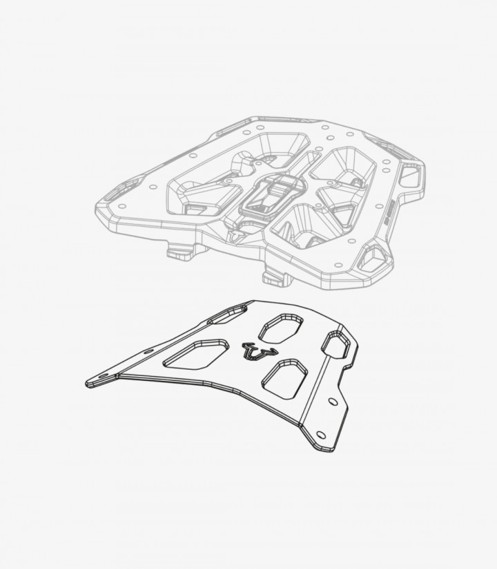 Portaequipajes SW-MOTECH Street-Rack para Honda CL500 (22-24) GPT.01.086.16000/B GPT.01.086.16000/B