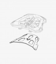 Portaequipajes SW-MOTECH Street-Rack para Honda CB1000 Hornet / SP (24) GPT.01.211.16000/B GPT.01.211.16000/B