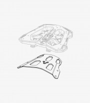 SW-MOTECH Street-Rack Luggage Rack for Honda CBF600 (04-13), CBF1000 (06-09), CBF500 (04-06) GPT.01.277.16000/B GPT.01.277.16...