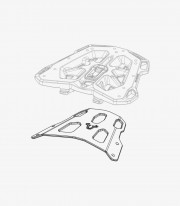 Portaequipajes SW-MOTECH Street-Rack para Honda CB500 Hornet, CBR500R (23) GPT.01.596.16000/B GPT.01.596.16000/B