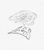 Portaequipajes SW-MOTECH Street-Rack para Honda NC750XD/XA (20-24) GPT.01.841.16000/B GPT.01.841.16000/B