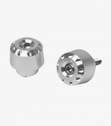 Puig Lenkerendgewichte Kurz 7954P in Silber für several BMW models