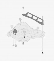 SW-MOTECH Adventure-Rack Luggage Rack Adapter for Givi/Kappa Monolock Cases GPT.00.152.35300/B