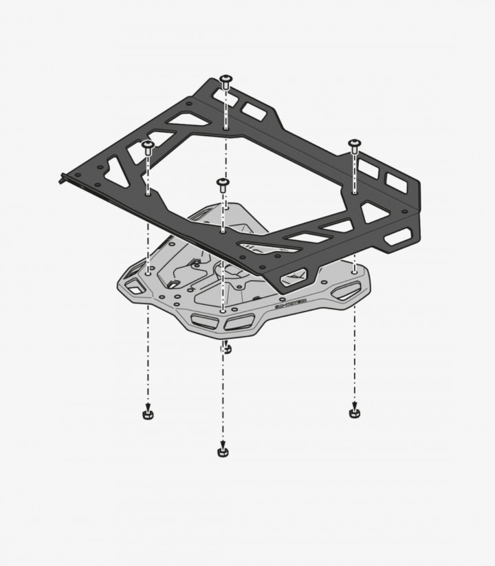 SW-MOTECH Street-Rack Luggage Rack for KTM 390 Adventure / 250 Adventure, 125 / 390 SMC R / Enduro R (25) GPT.04.417.16000/B ...