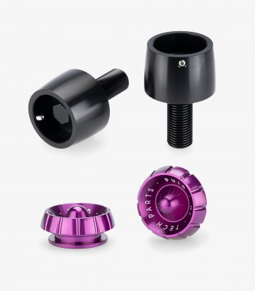 Puig Lenkerendgewichte Thruster 21627N+9420L in Lila für several Suzuki models