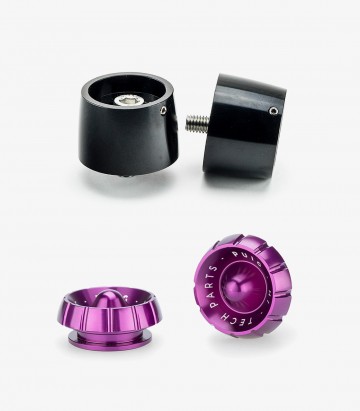 Contrapesos Thruster 9698N+9420L Puig color Lila para Benelli Leoncino 125/250/500/800