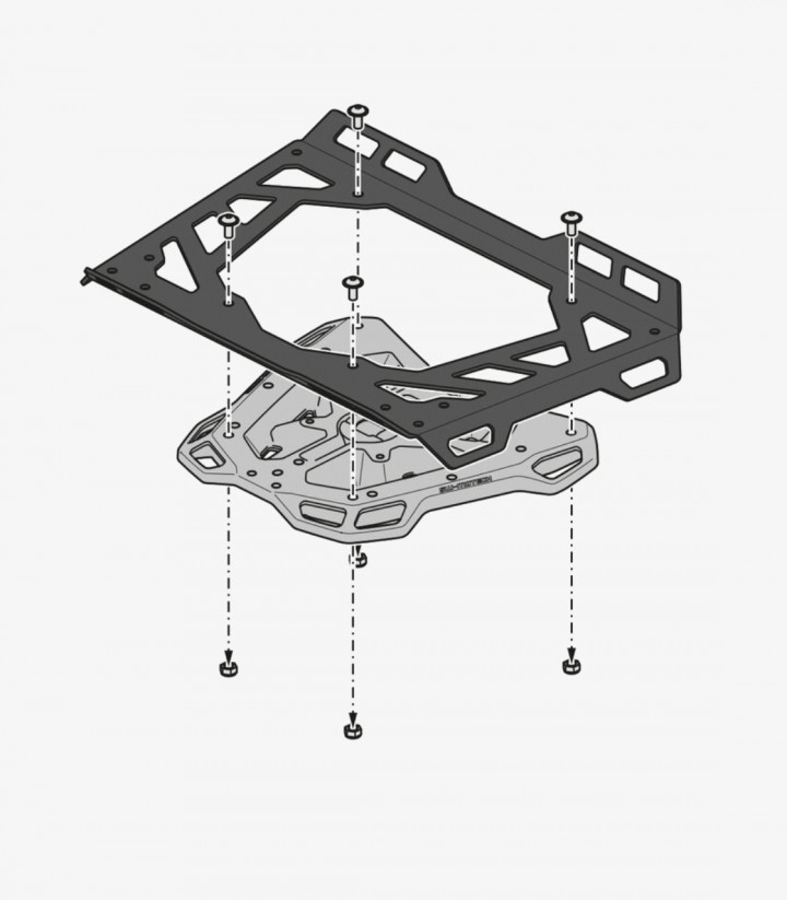 Portaequipajes SW-MOTECH Street-Rack para KTM 125 / 250 / 390 Duke (23) GPT.04.988.16000/B GPT.04.988.16000/B