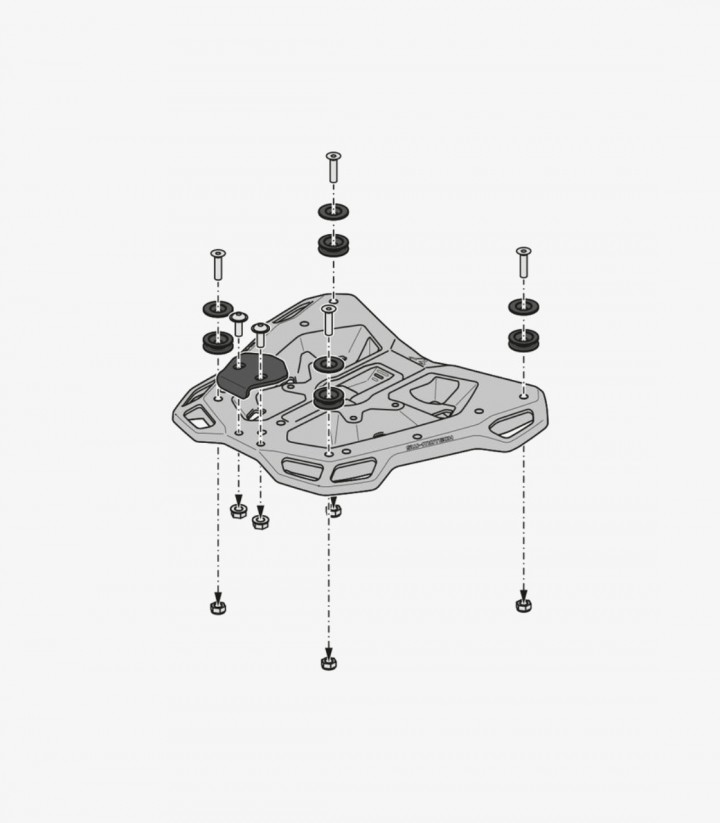 Portaequipajes SW-MOTECH Street-Rack para Yamaha Tracer 700 / 7 (16-25) GPT.06.593.16000/B GPT.06.593.16000/B