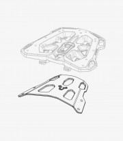 Portaequipajes SW-MOTECH Street-Rack para BMW F 900 GS (23) GPT.07.602.16000/B GPT.07.602.16000/B