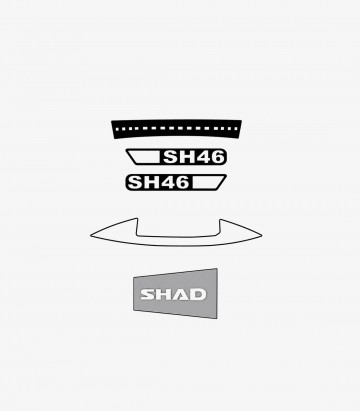 SHAD SH46 Stickers D1B461ETR