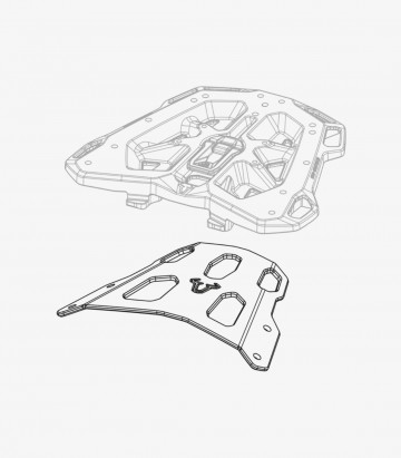Portaequipajes SW-MOTECH Street-Rack para Kawasaki ZZR 1400 (06-14) GPT.08.161.16000/B