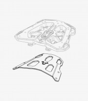 Portaequipajes SW-MOTECH Street-Rack para Kawasaki Ninja 650, Z 650 (16-22) GPT.08.866.16000/B GPT.08.866.16000/B