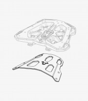 SW-MOTECH Street-Rack Luggage Rack for Kawasaki Z650 S (25) GPT.08.866.16001/B GPT.08.866.16001/B