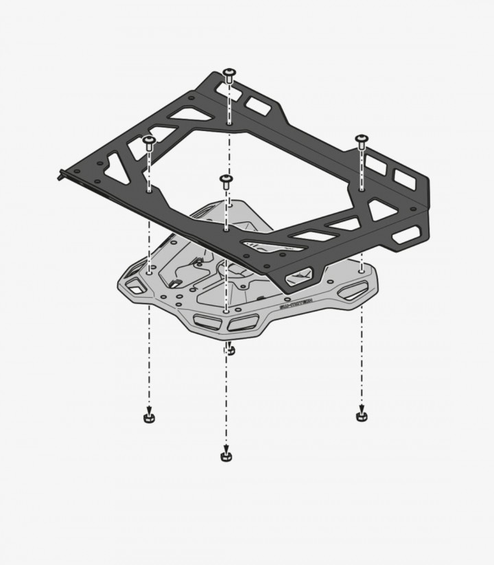 Portaequipajes SW-MOTECH Street-Rack para Triumph Tiger 1050 Sport (13-18) GPT.11.441.16000/B GPT.11.441.16000/B