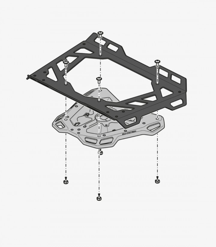 Portaequipajes SW-MOTECH Street-Rack para Harley Davidson Road Glide (24) GPT.18.985.16000/B GPT.18.985.16000/B