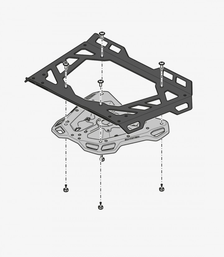 Portaequipajes SW-MOTECH Street-Rack para Kawasaki Z650 RS (21-23) GPT.08.993.16001/B GPT.08.993.16001/B