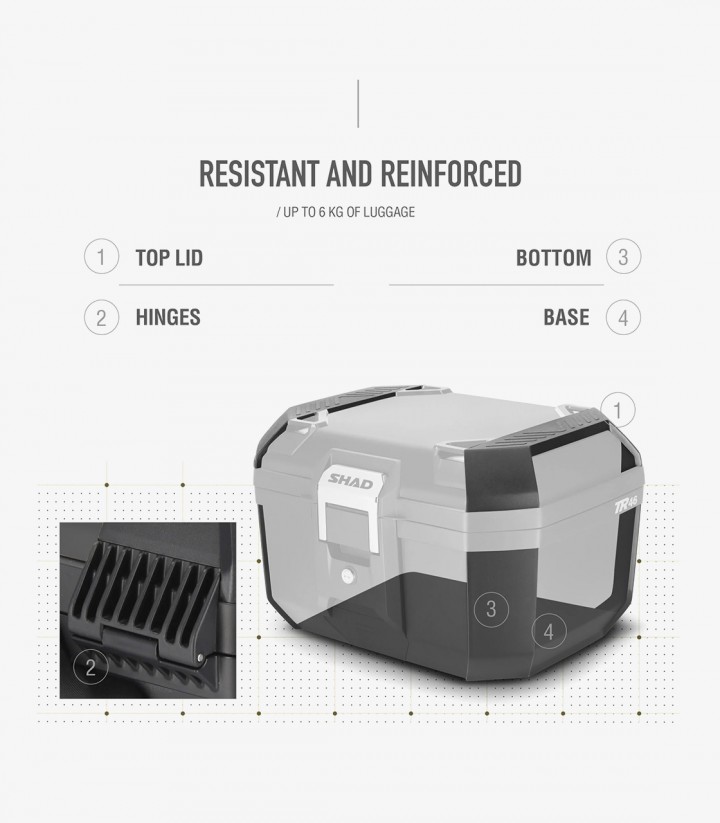 SHAD Topcase TR46 Terra 46 Liter
