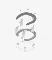SW-MOTECH PRO Tank Ring for Yamaha Tracer 900 (14-20) TRT.00.787.30800/B TRT.00.787.30800/B