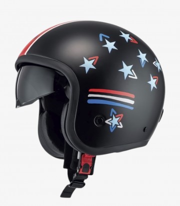 Casco Jet NZI Hopper Peter Negro Mate