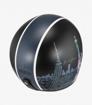 NZI Hopper Libertad Matte Black Open Face Helmet
