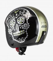 Casco Jet NZI Hopper Viva Negro y Blanco