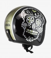 Casco Jet NZI Hopper Viva Negro y Blanco