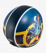 NZI Hopper Duck Matte Blue Open Face Helmet