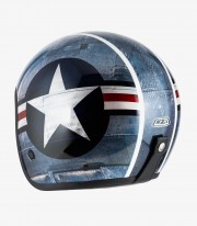 NZI Hopper Aeronautica Blue Open Face Helmet