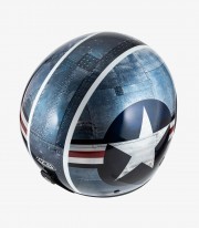 Casco Jet NZI Hopper Aeronautica Azul