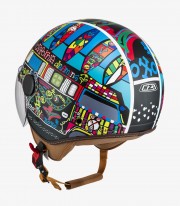 NZI Art West Matte Open Face Helmet