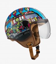 NZI Art West Matte Open Face Helmet