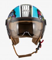 NZI Art West Matte Open Face Helmet