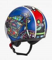 NZI Art Milwuakee Matte Open Face Helmet