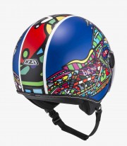 NZI Art Milwuakee Matte Open Face Helmet