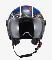 NZI Art Milwuakee Matte Open Face Helmet