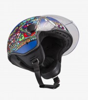 NZI Art Milwuakee Matte Open Face Helmet
