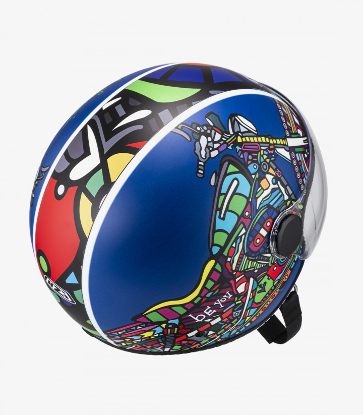 Casco Jet NZI Art Milwuakee Mate