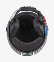NZI Art Milwuakee Matte Open Face Helmet