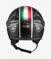 Casco Jet NZI Art B-Vespa Turia Negro Mate