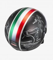 Casco Jet NZI Art B-Vespa Turia Negro Mate