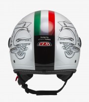 Casco Jet NZI Art Vespa Turia Blanco