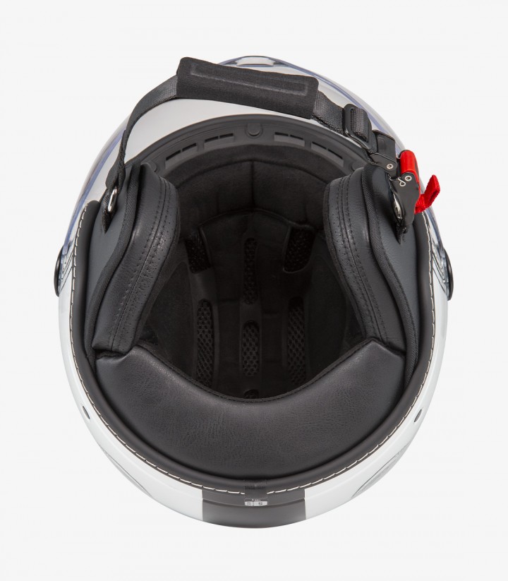Casco Jet NZI Art Vespa Turia Blanco