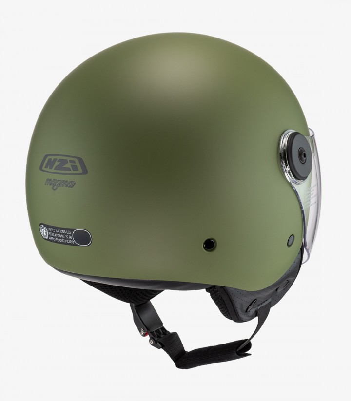 Casco Jet NZI Magma Verde Mate
