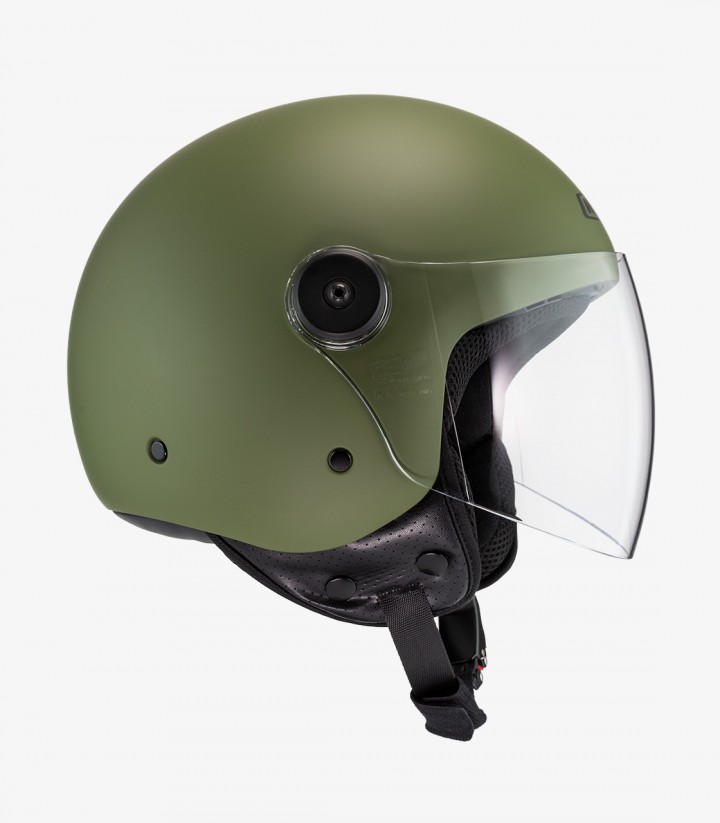 Casco Jet NZI Magma Verde Mate