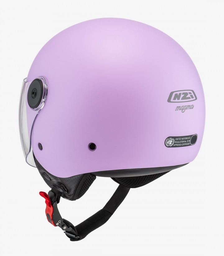 Casco Jet NZI Magma Rosa Mate