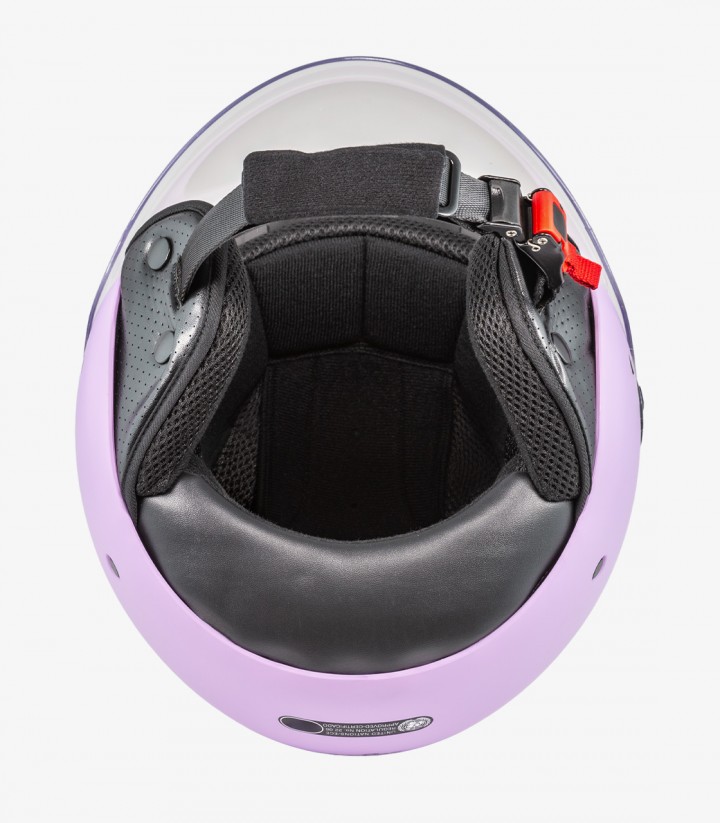 Casco Jet NZI Magma Rosa Mate
