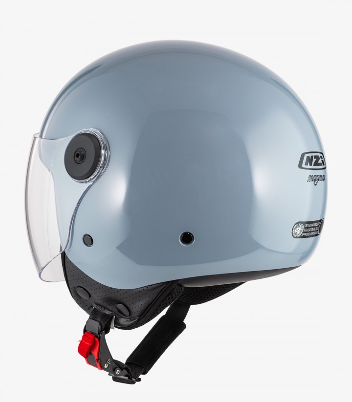 NZI Magma Nardo Grey Open Face Helmet