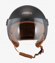 Casco Jet NZI Magma Negro Mate