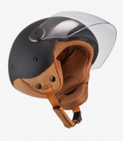 NZI Magma Matte Black Open Face Helmet